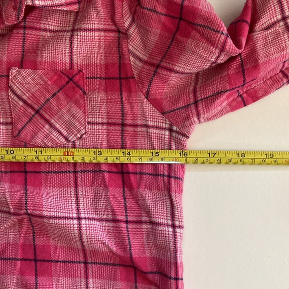 Faded Glory | Girls Plaid Button Down Long Sleeve - Picture 4 of 4
